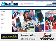 Tablet Screenshot of maillotcycliste.net